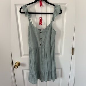 AUW Sage green sun dress